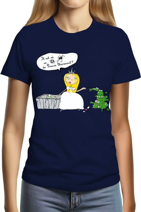 T-Shirt Femme Je cherche le prince charment