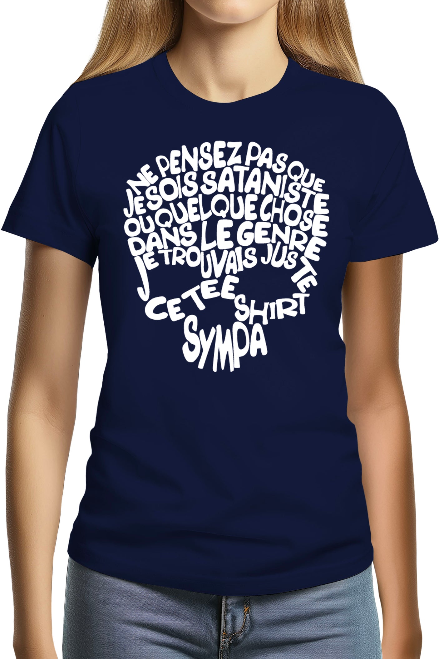 T-Shirt Femme Subliminable tête de mort