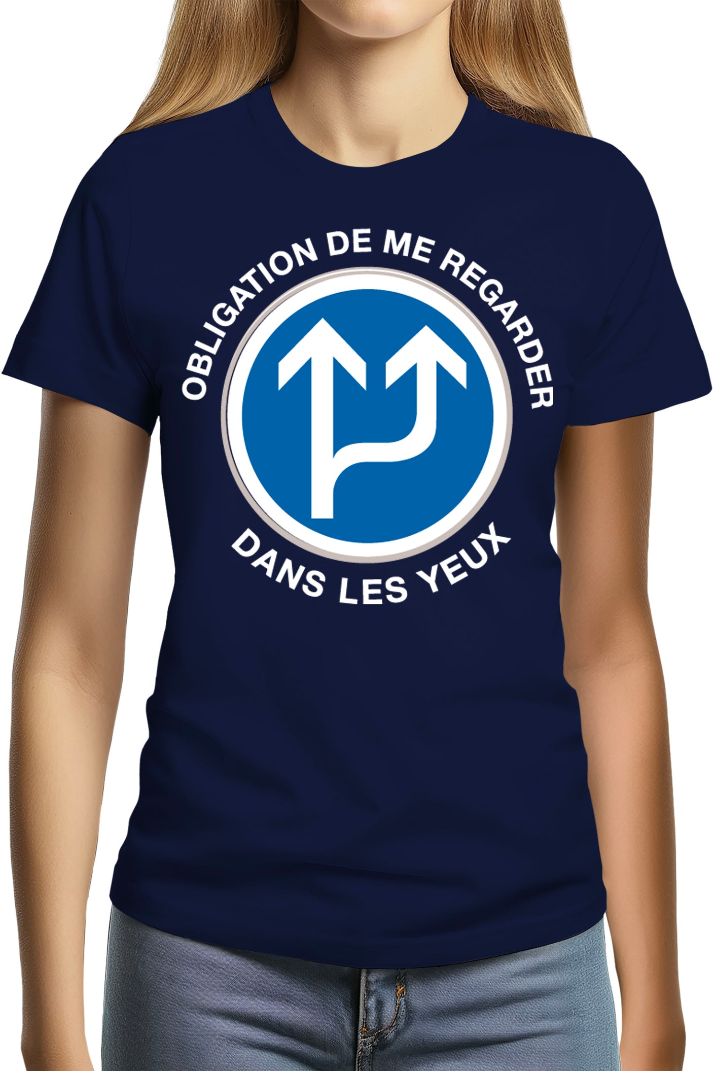 T-Shirt Femme Regarder Dans Les Yeux