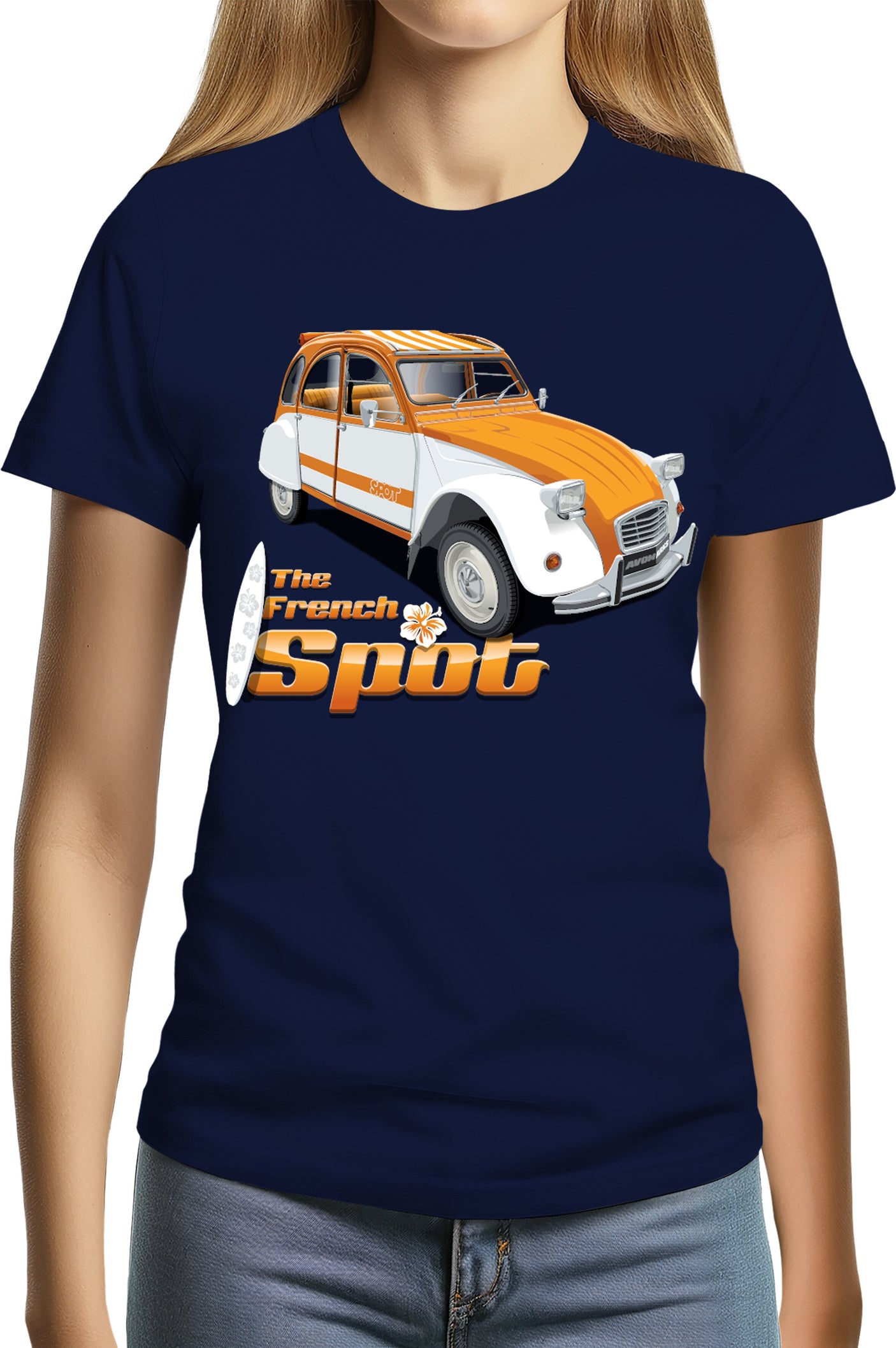 T-Shirt Femme The french spot 02 cv