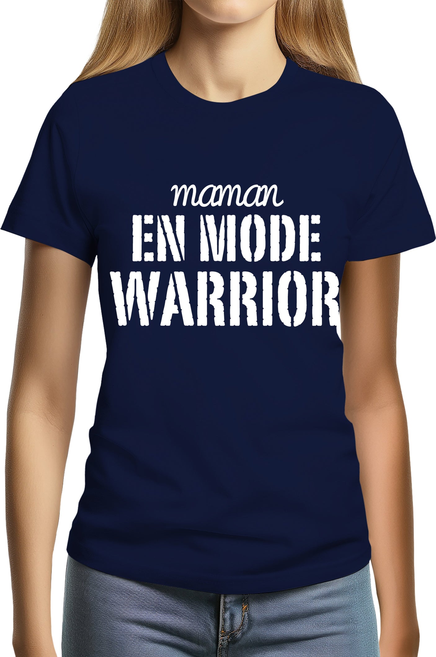 T-Shirt Femme Maman en mode Warrior
