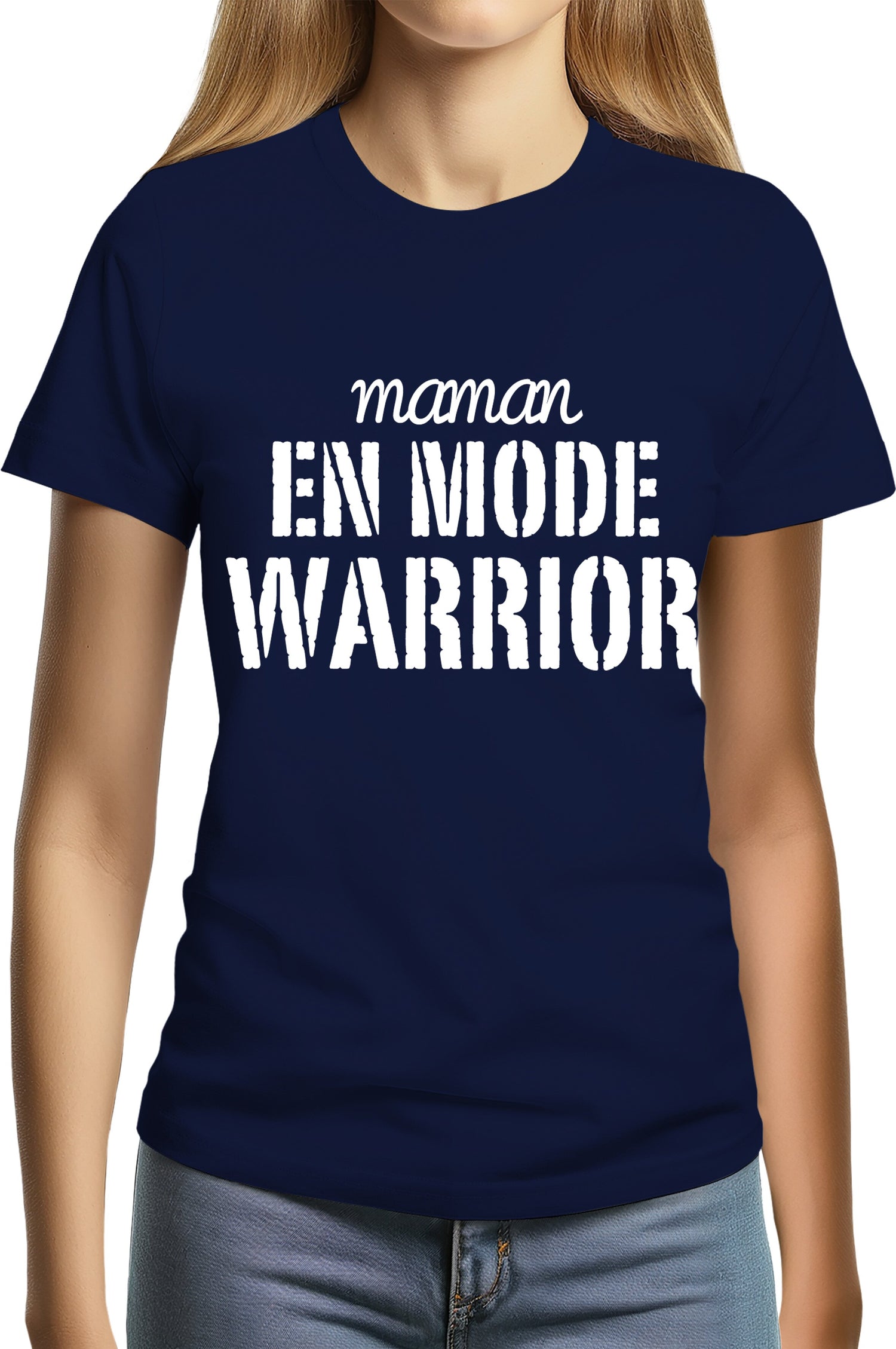 T-Shirt Femme Maman en mode Warrior