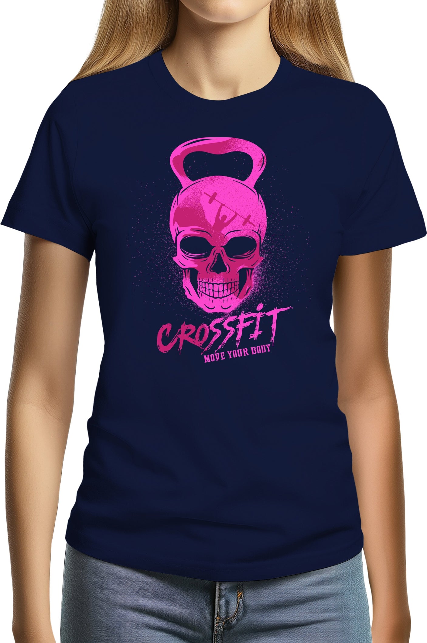 T-Shirt Femme Crossfit fluo