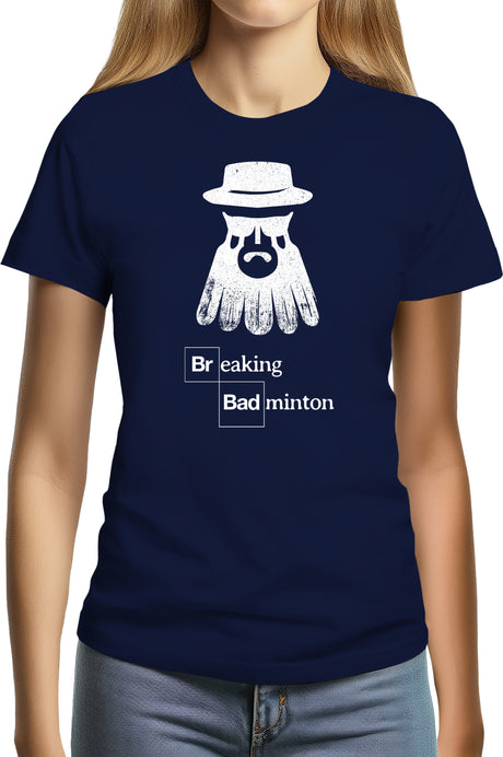 T-Shirt Femme Breaking Badminton
