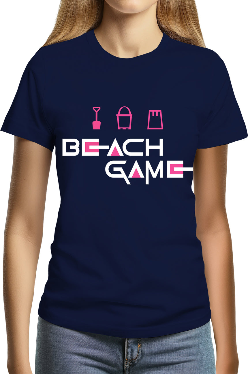 T-Shirt Femme Beach game