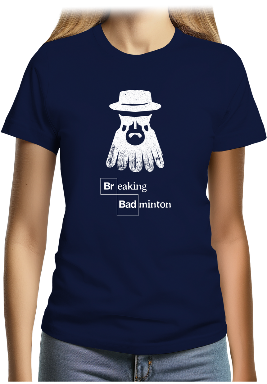 T-Shirt Femme Breaking Badminton