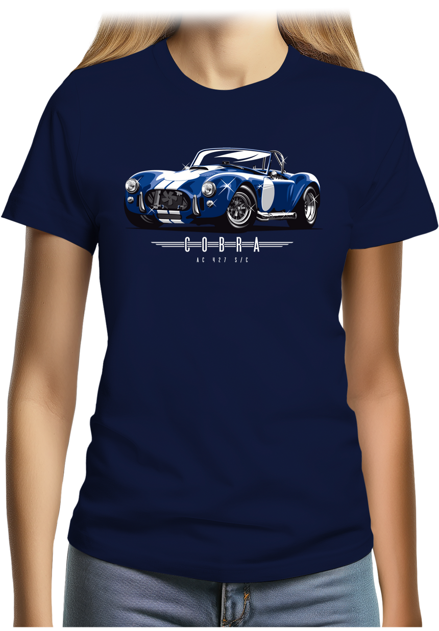 T-Shirt Femme Voiture Ac Cobra v8
