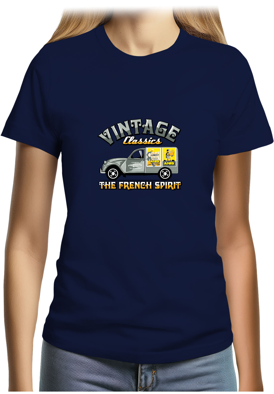 T-Shirt Femme Deuch french spirit d'alcool d'anis