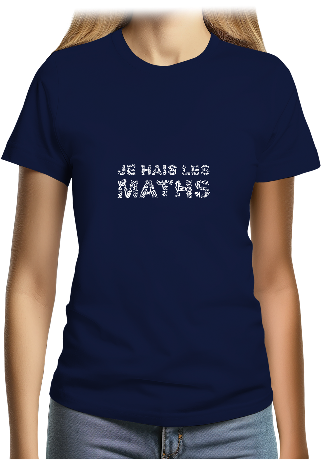 T-Shirt Femme Je Hais Les Maths