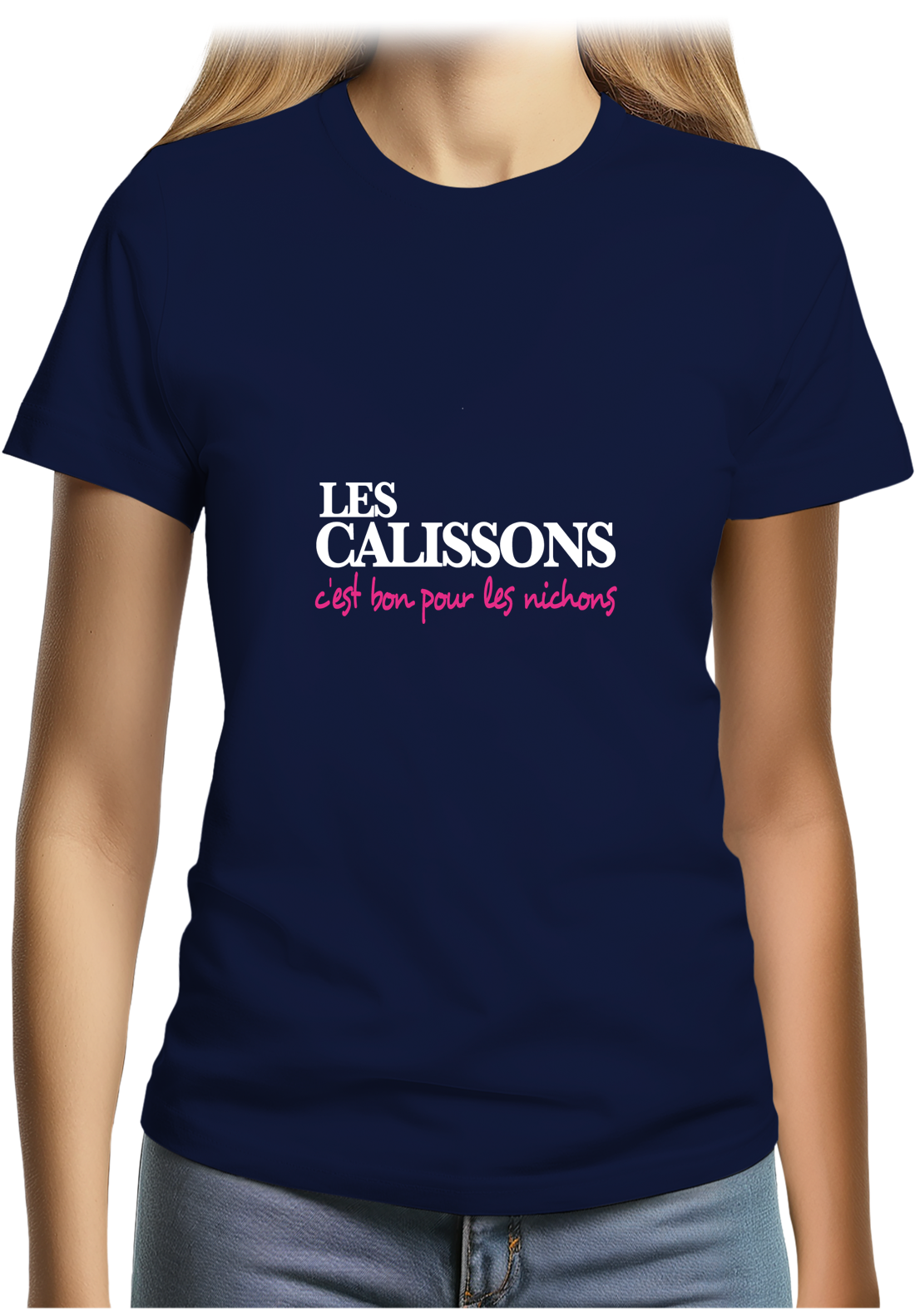 T-Shirt Femme Les Calissons C'est Bon Pour les nichons