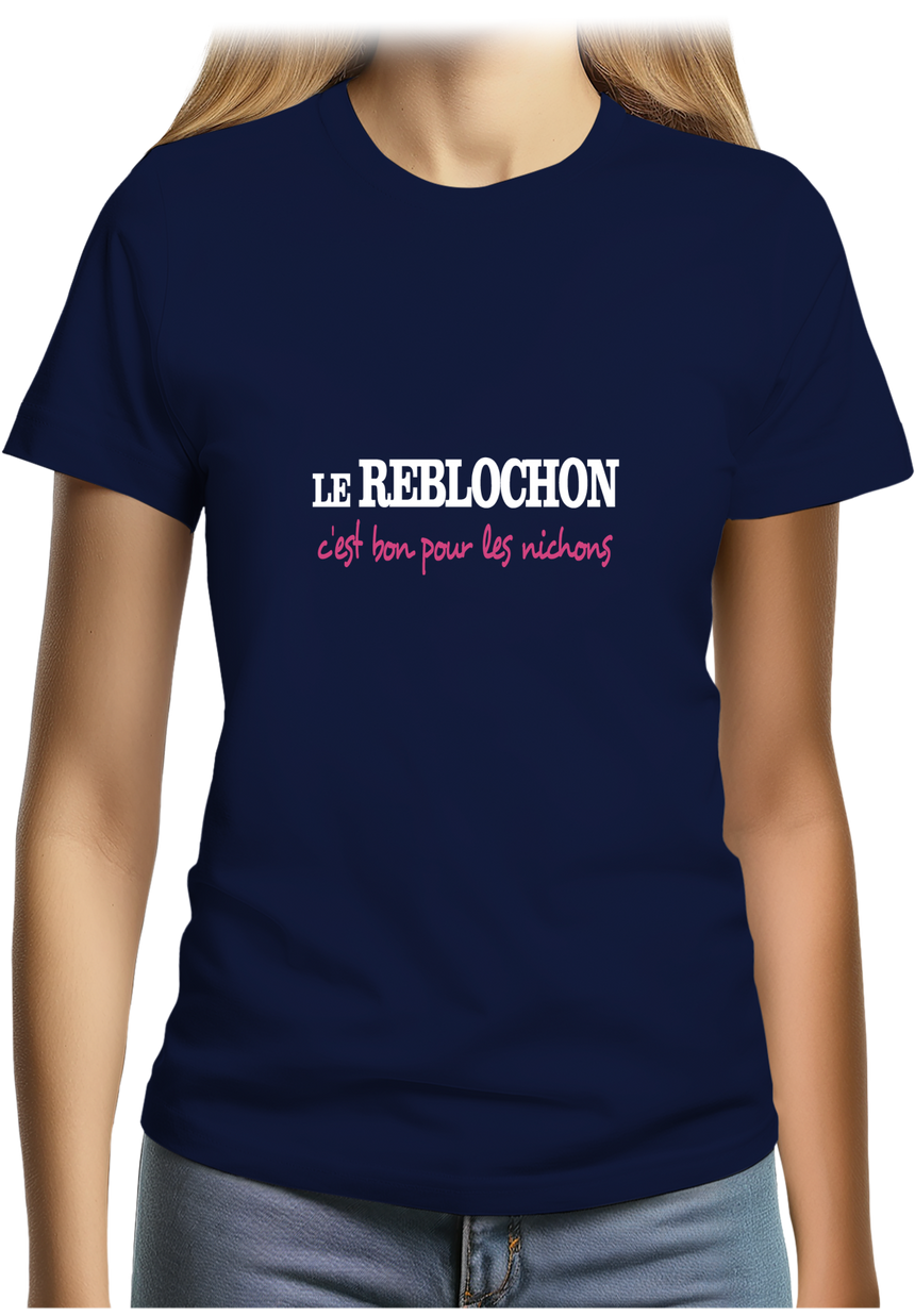 T-Shirt Femme Le reblochon nichons