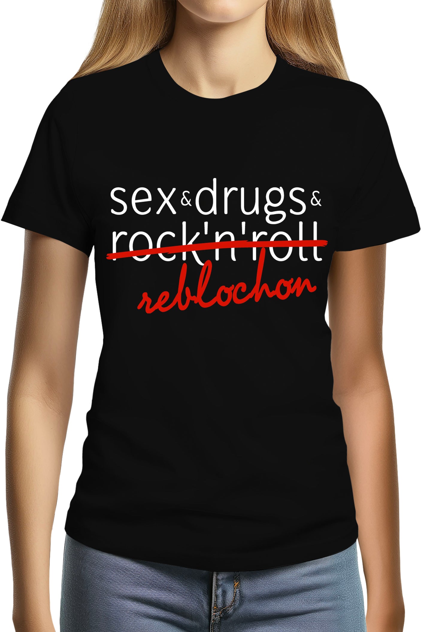 T-Shirt Femme Snow Sex Rock Fromage