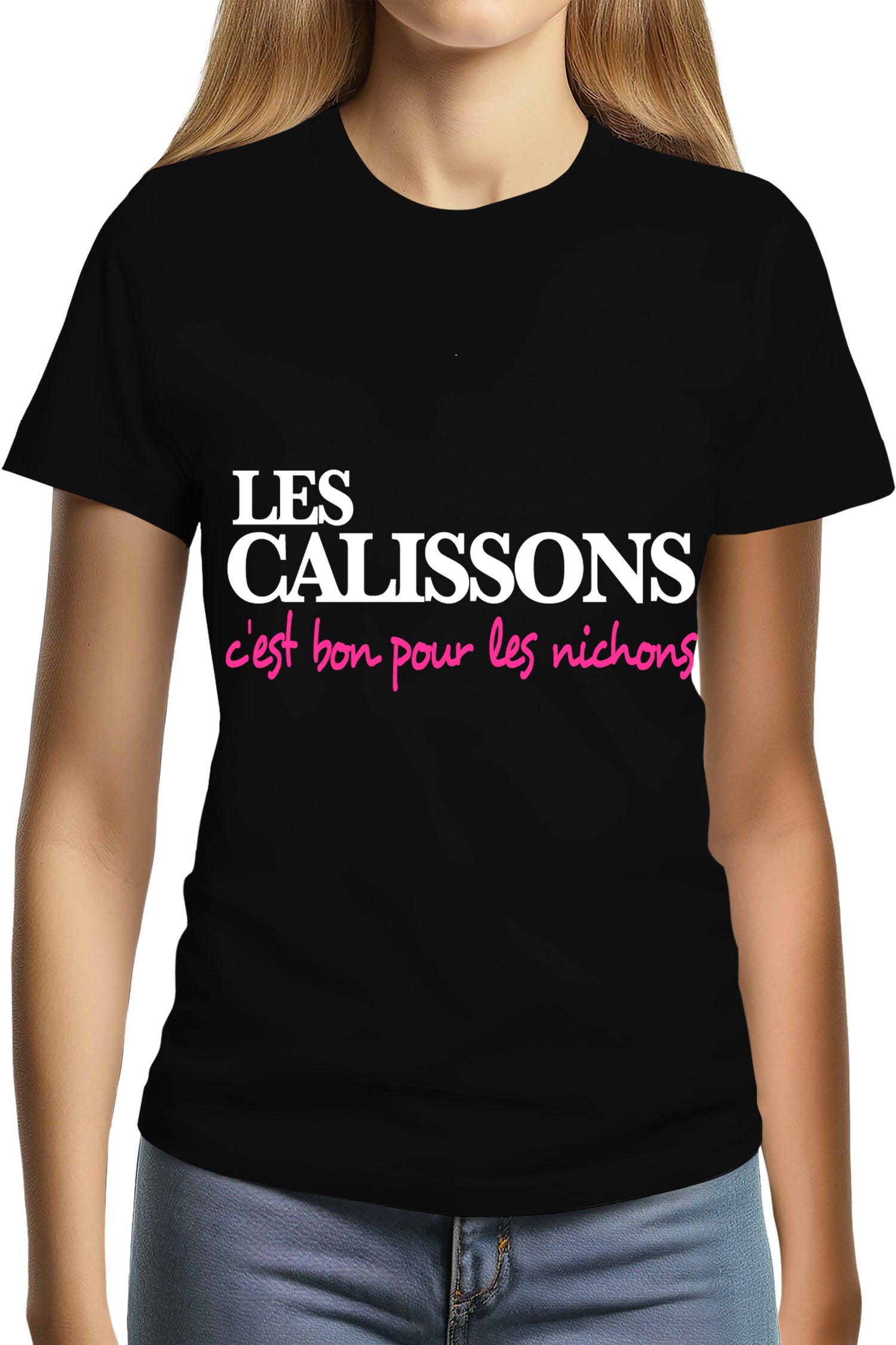 T-Shirt Femme Les Calissons C'est Bon Pour les nichons