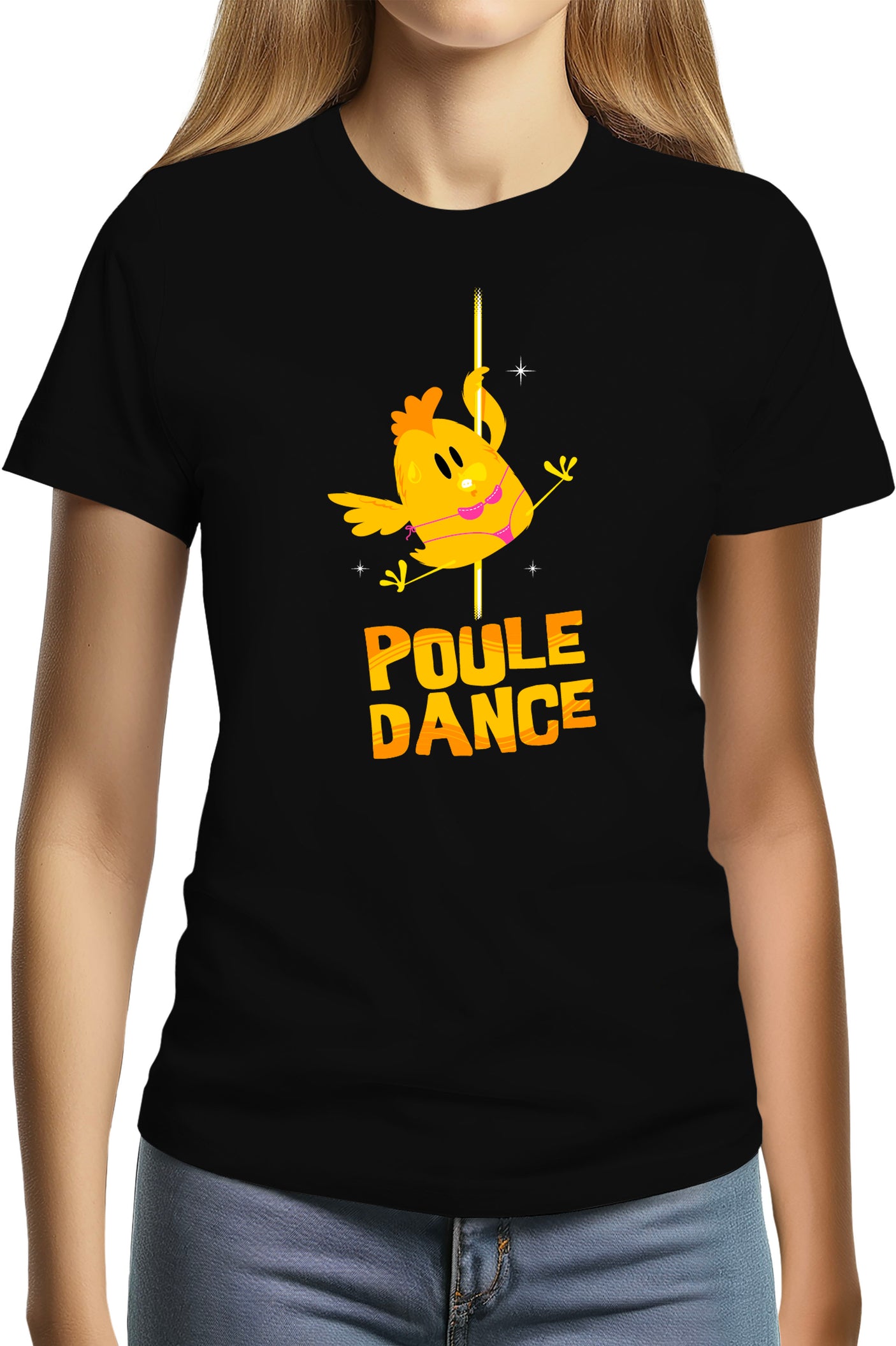 T-Shirt Femme Poule Dance