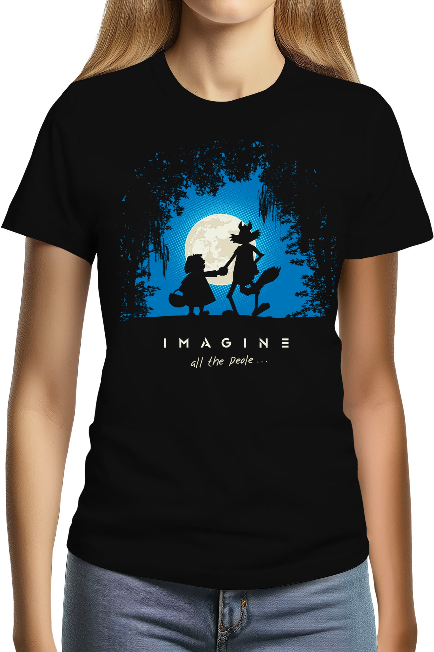 T-Shirt Femme Conte loup et chaperon