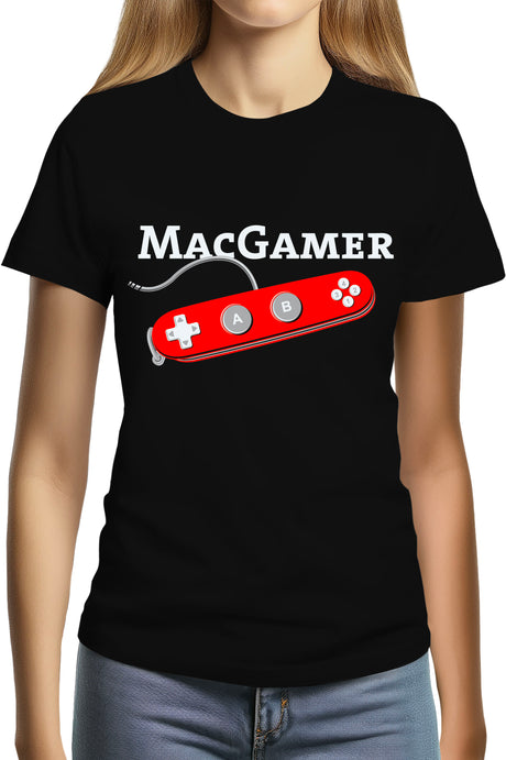 T-Shirt Femme La manette de Mac Gyver