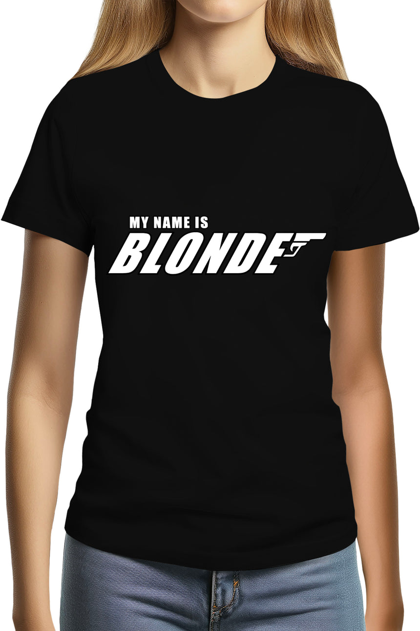 T-Shirt Femme My Name Is Blonde