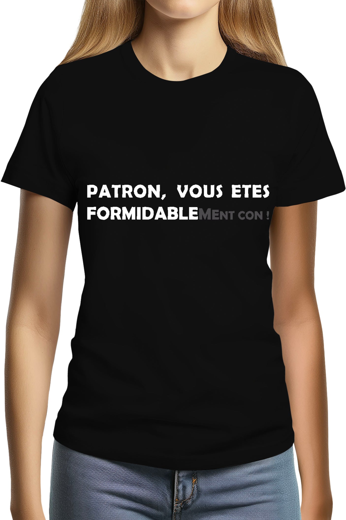 T-Shirt Femme Formidablement con patron