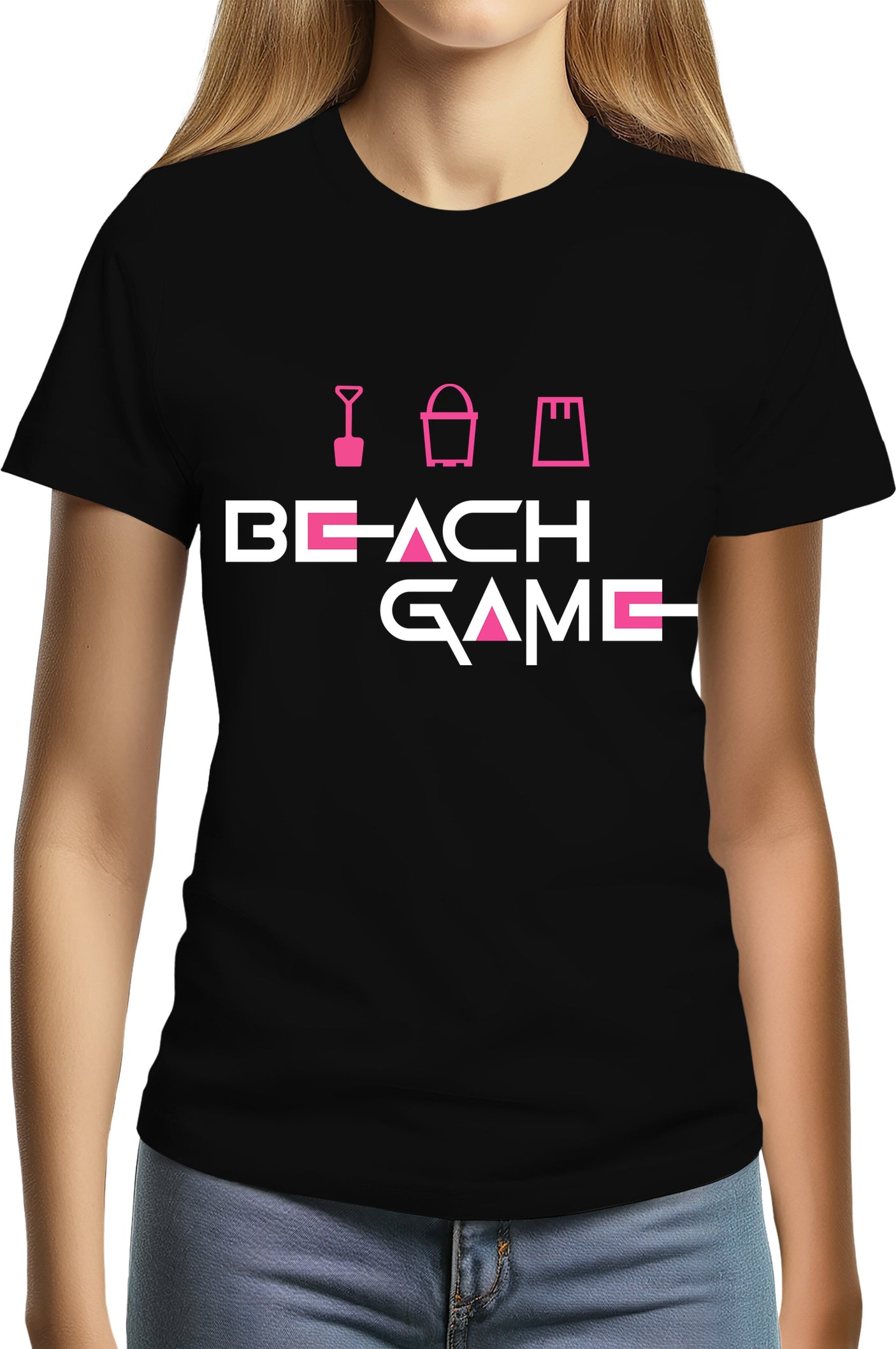 T-Shirt Femme Beach game