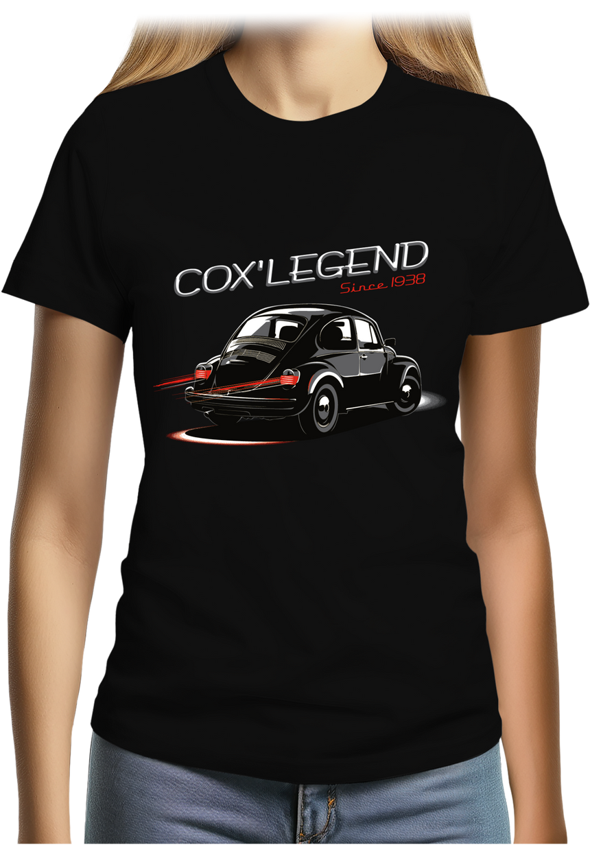 T-Shirt Femme Voiture Coccinelle legend driver