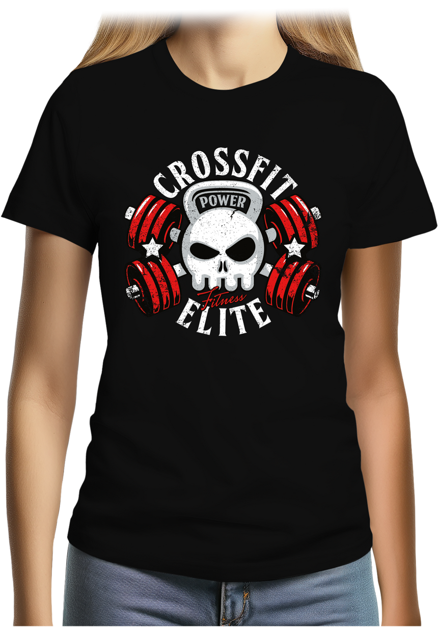 T-Shirt Femme Le poids du Crossfit d'élite