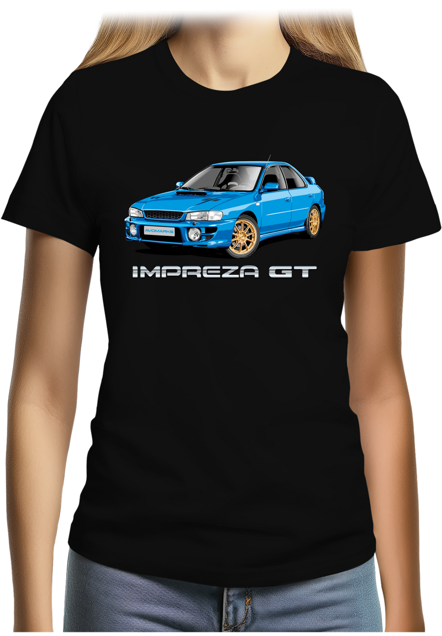 T-Shirt Femme Voiture Impreza gt