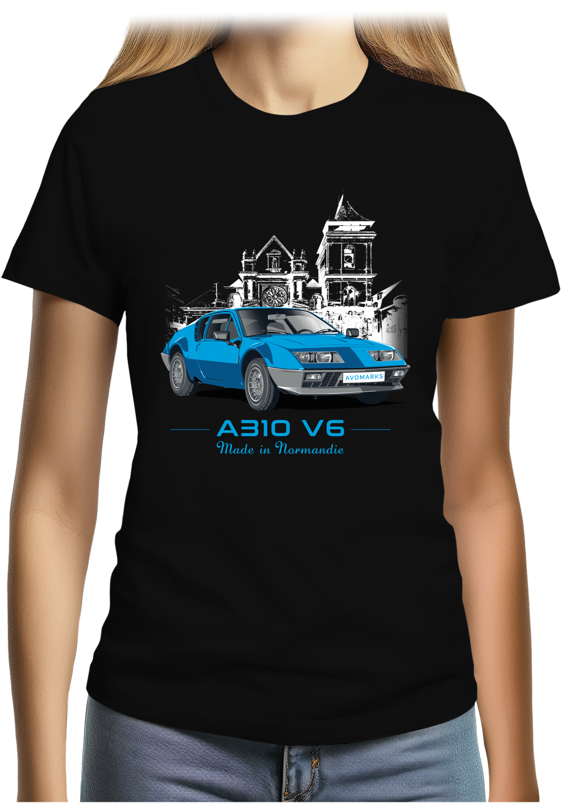 T-Shirt Femme A310 V6 Made in Normandie