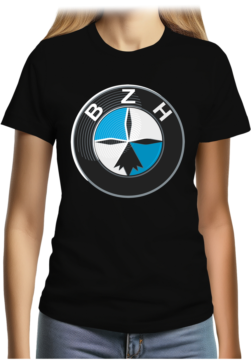 T-Shirt Femme BZH La voiture Allemande de Bretagne