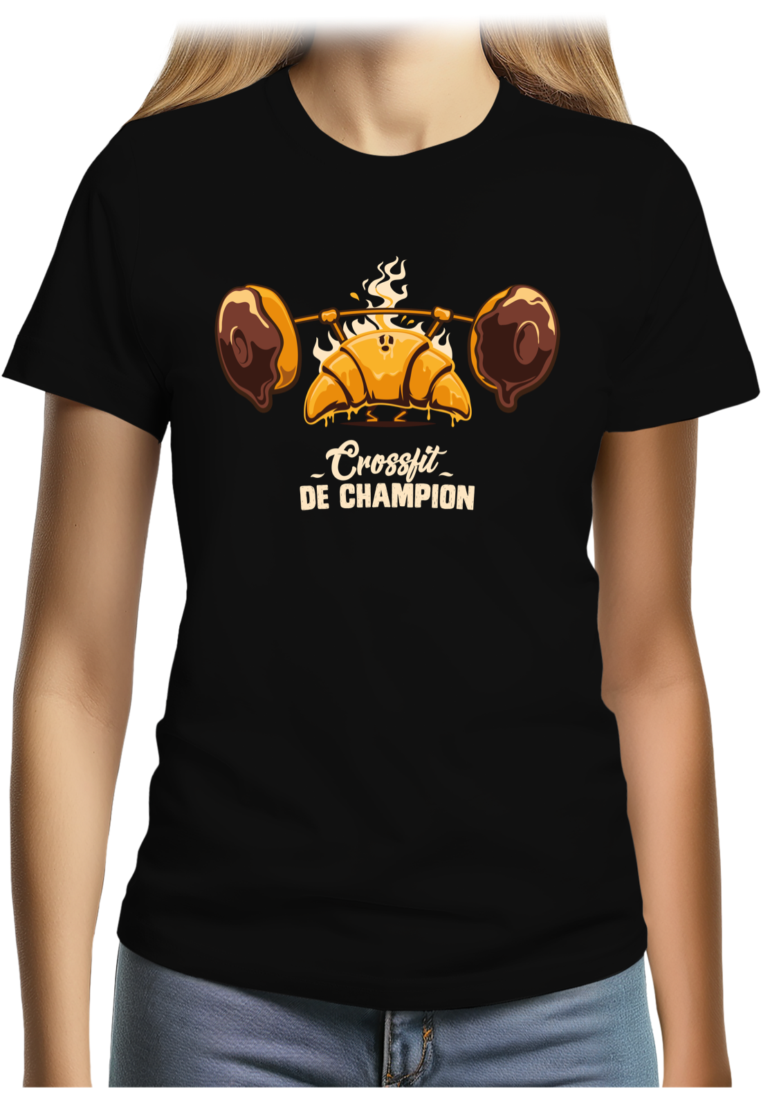 T-Shirt Femme Champion des petits déjeuners
