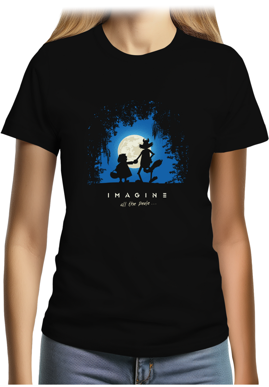 T-Shirt Femme Conte loup et chaperon rouge