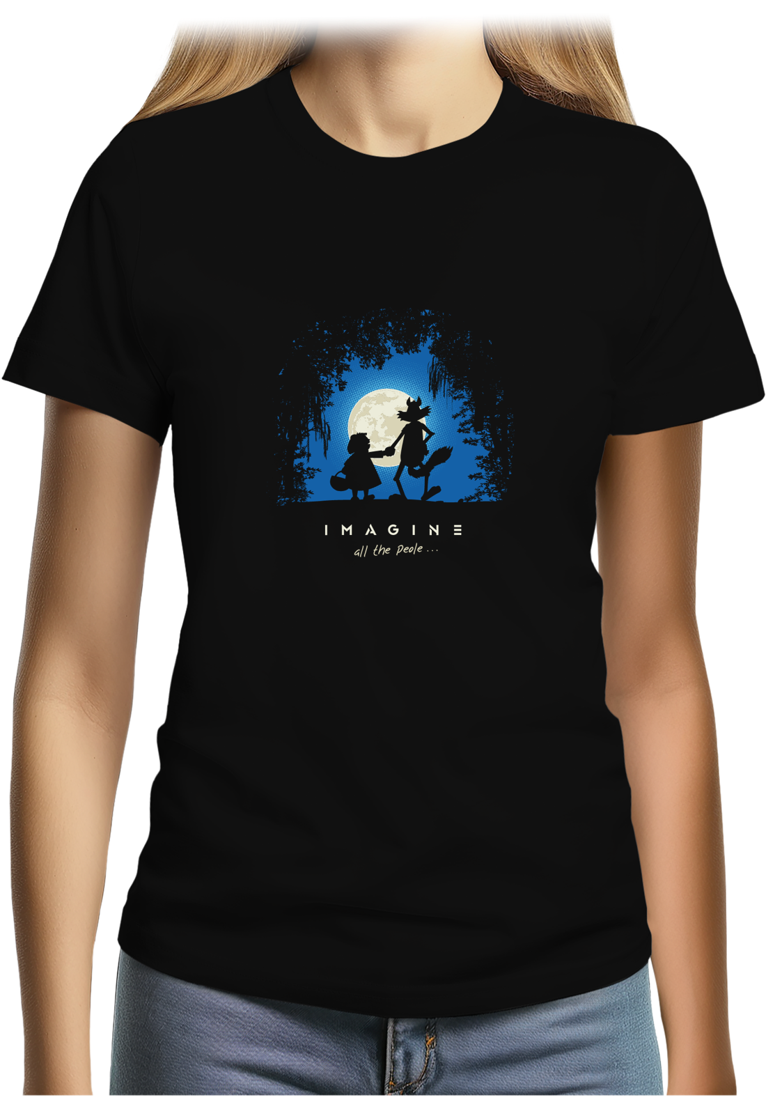 T-Shirt Femme Conte loup et chaperon rouge