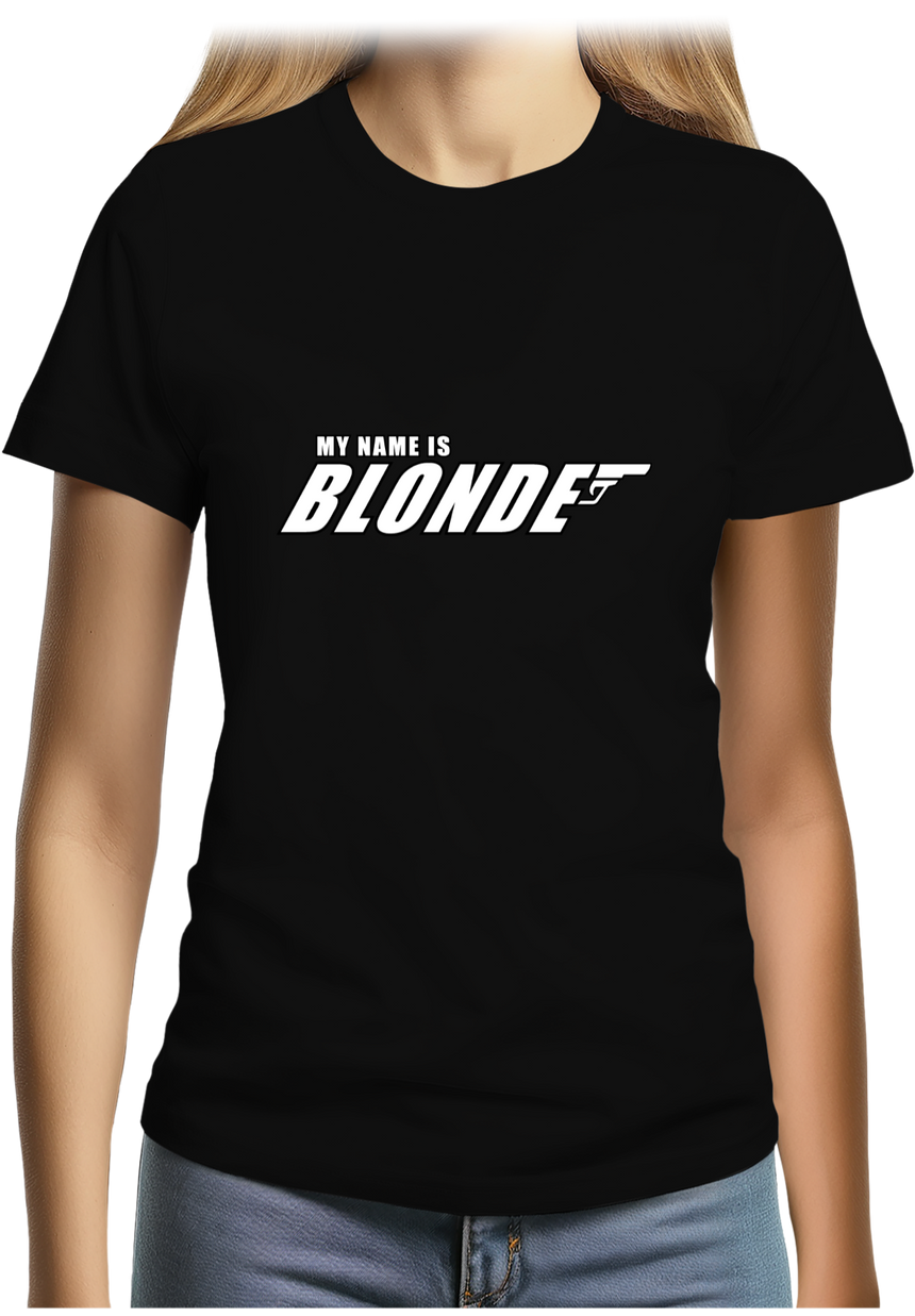 T-Shirt Femme My Name Is Blonde