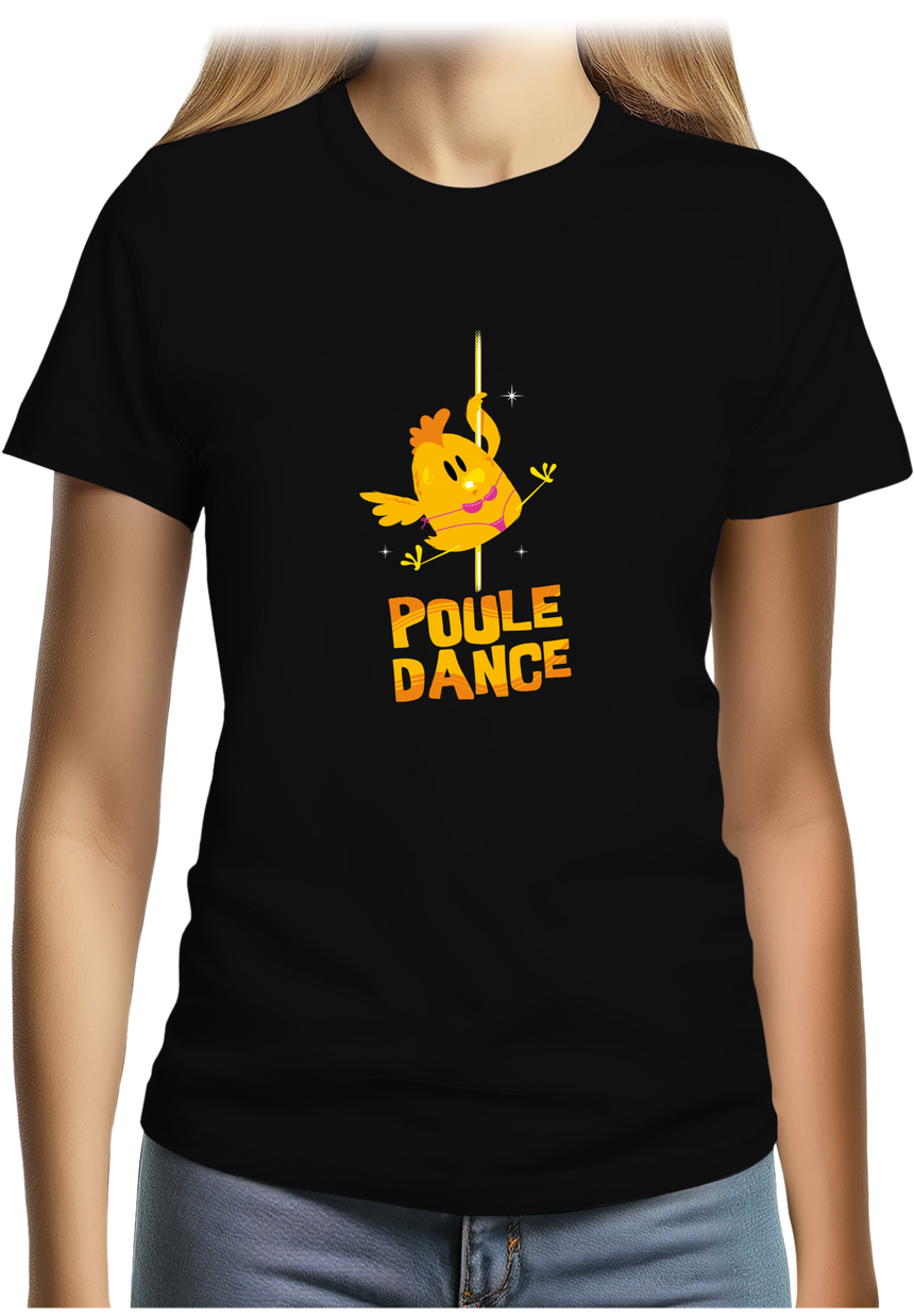 T-Shirt Femme Poule Dance
