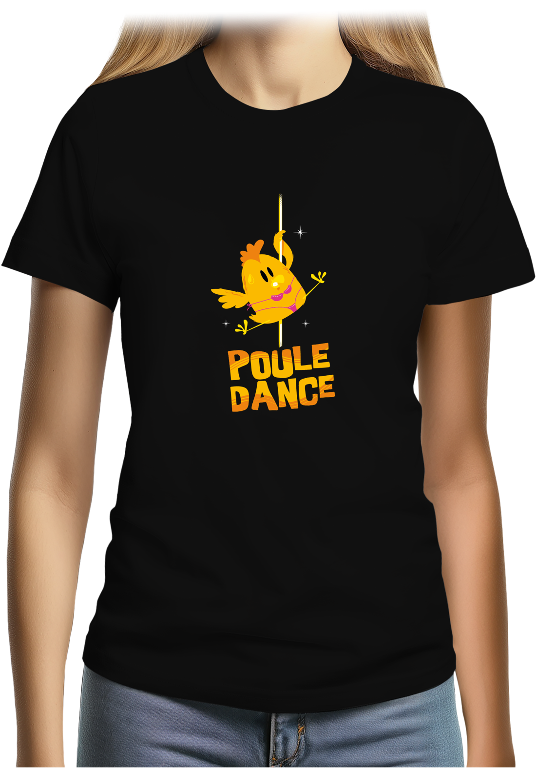 T-Shirt Femme Poule Dance