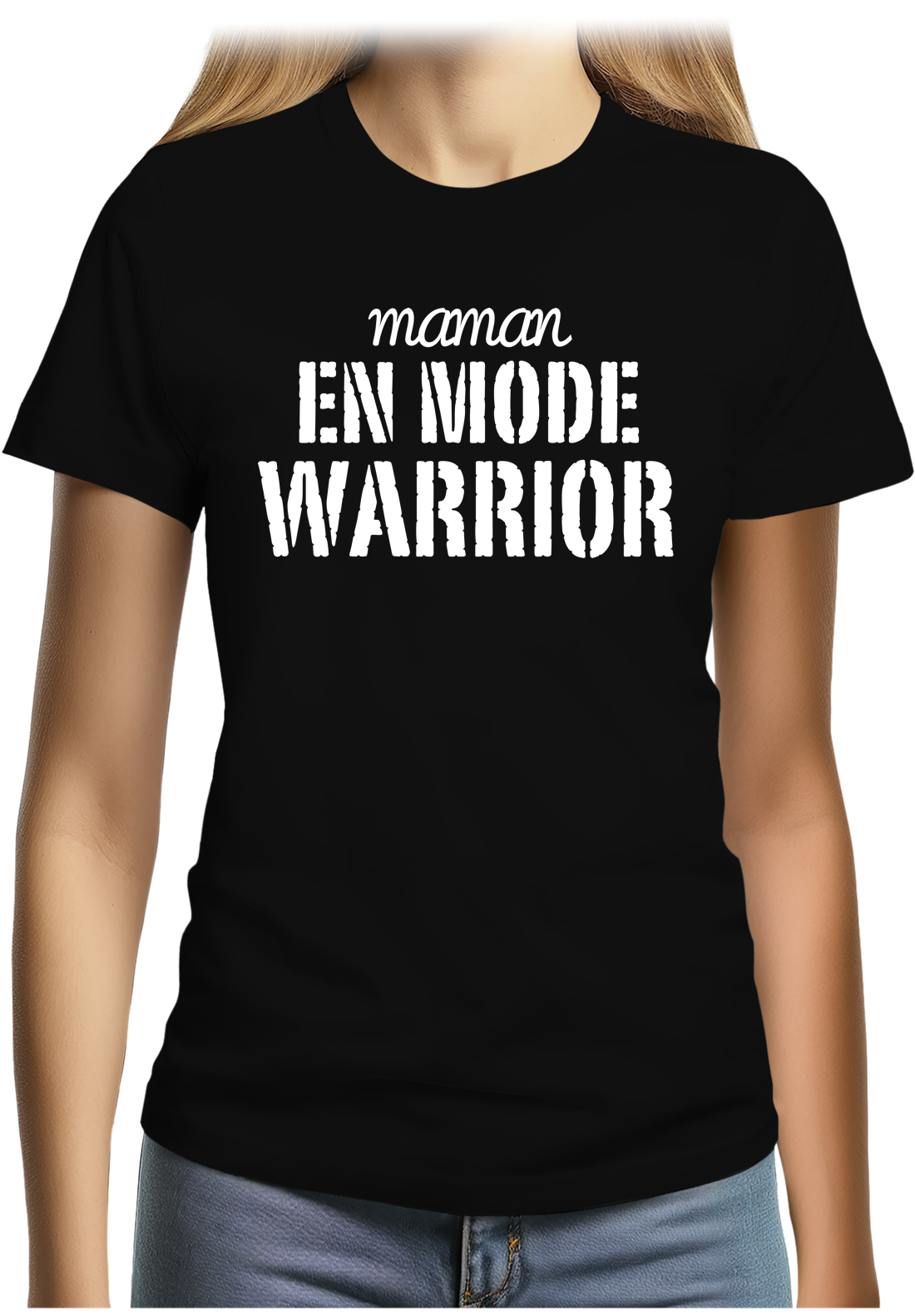 T-Shirt Femme Maman en mode Warrior
