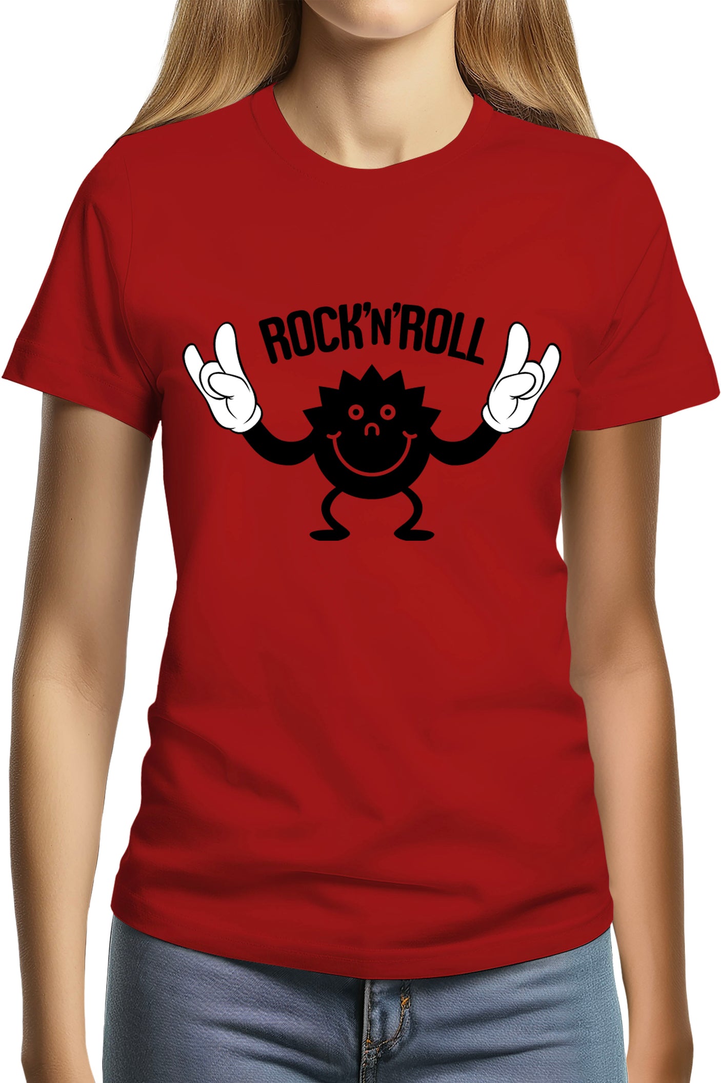 T-Shirt Femme Smile Rock'N'Roll