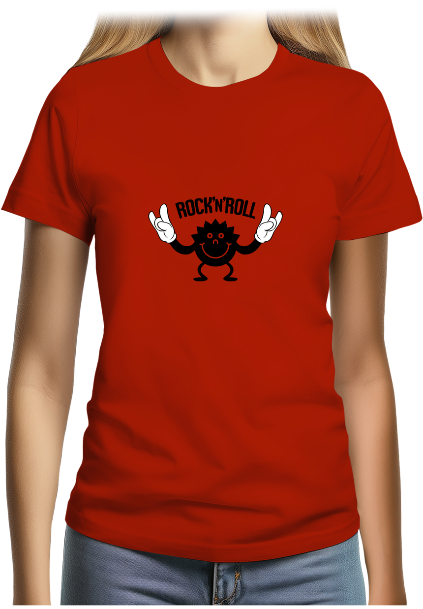 T-Shirt Femme Smile Rock'N'Roll