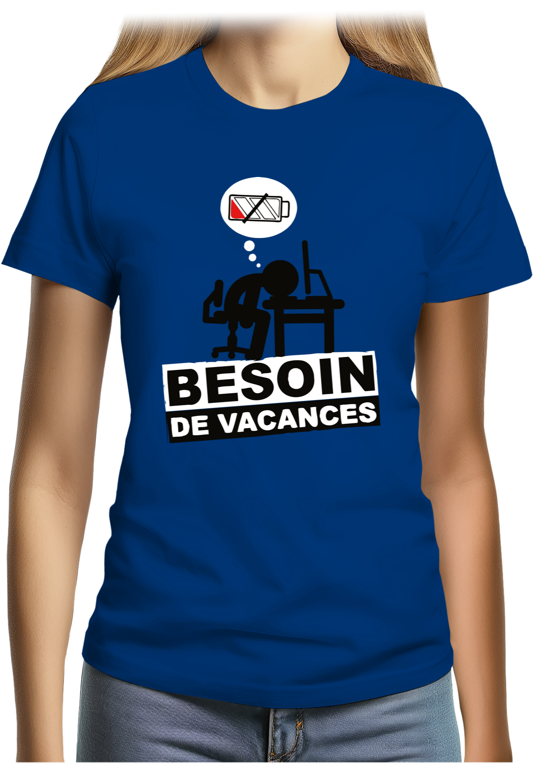 T-Shirt Femme Besoin de vacances