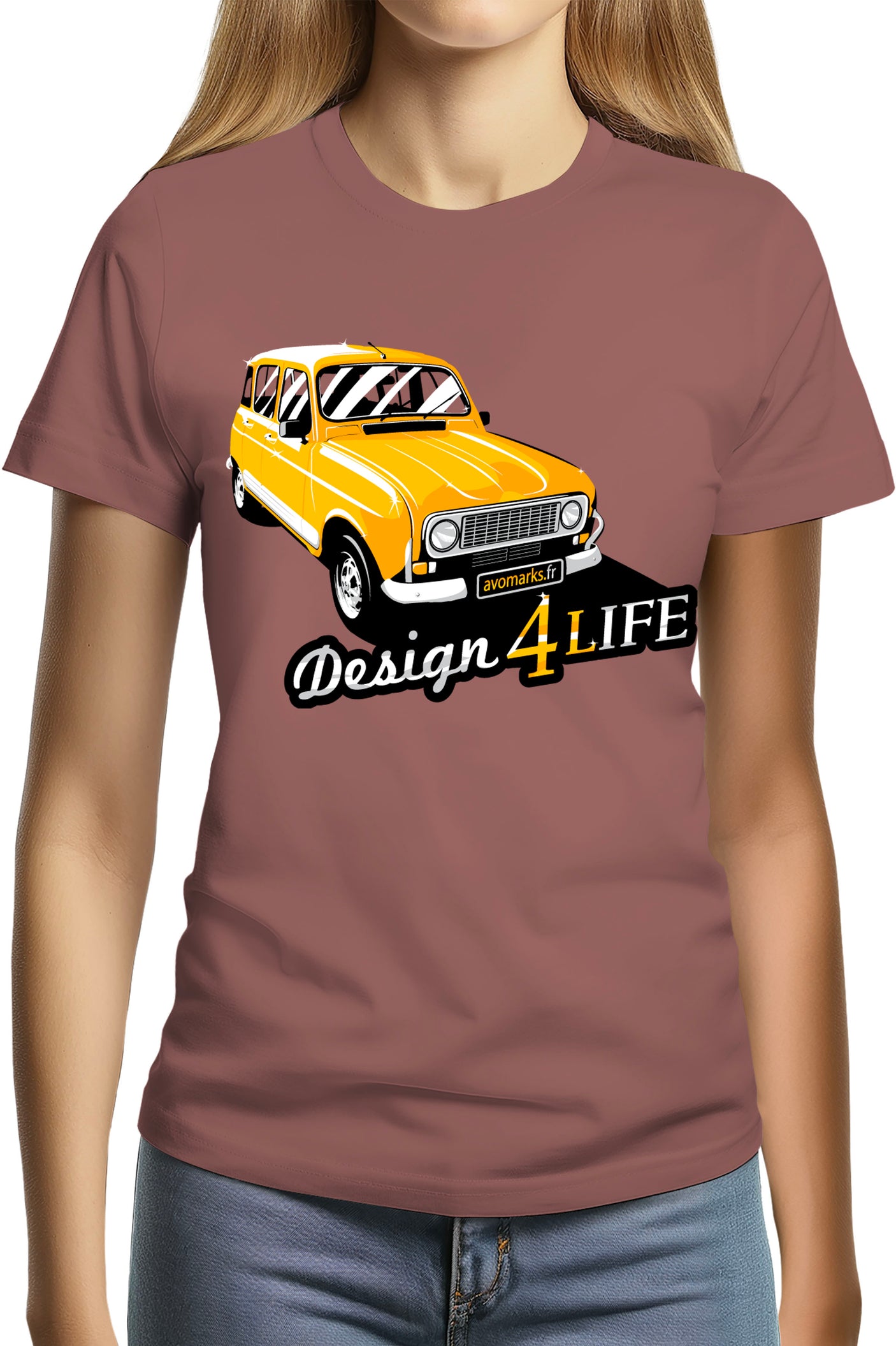 T-Shirt Femme Design 4L