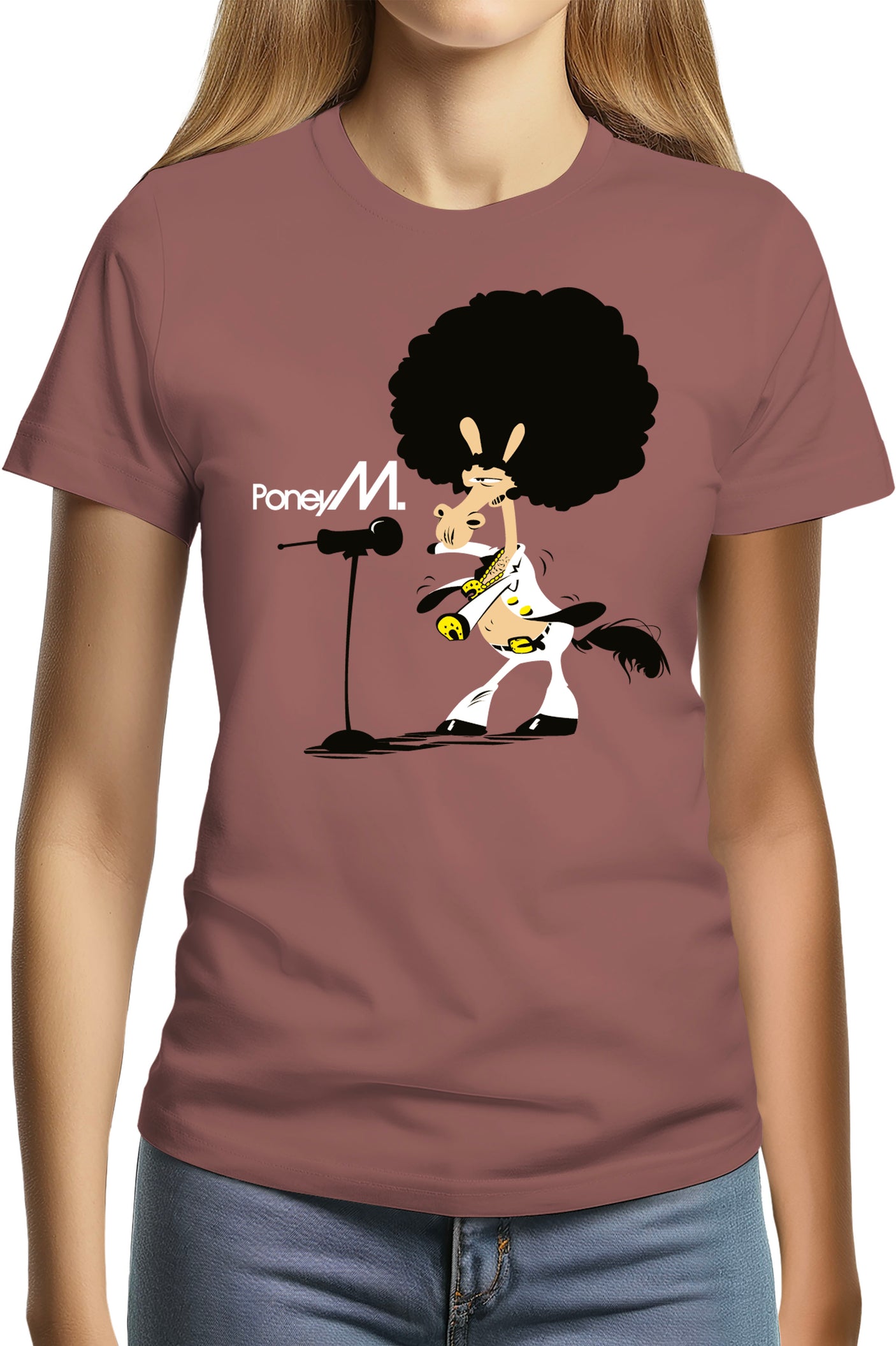 T-Shirt Femme Poney M