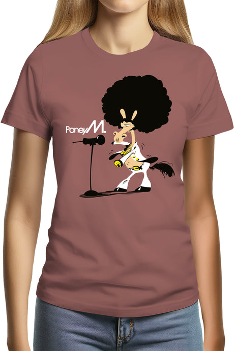 T-Shirt Femme Poney M