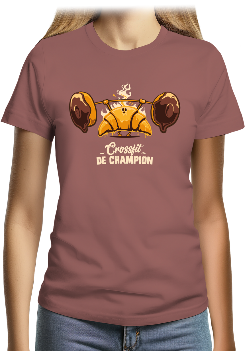 T-Shirt Femme Champion des petits déjeuners