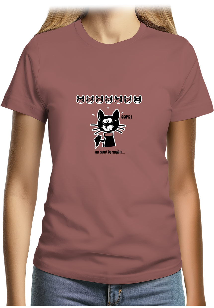T-Shirt Femme Vie De Chat