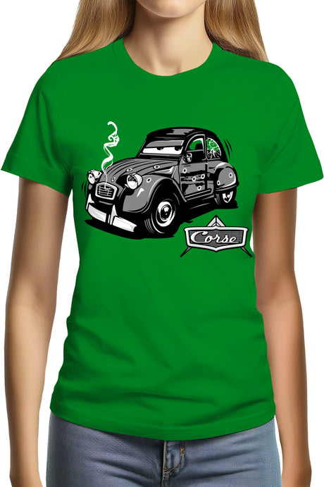 T-Shirt Femme Deuch dessin animé made in Corse