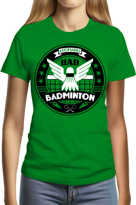 T-Shirt Femme Bad badminton university