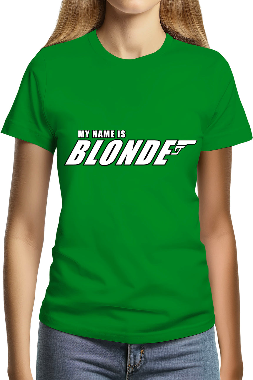 T-Shirt Femme My Name Is Blonde