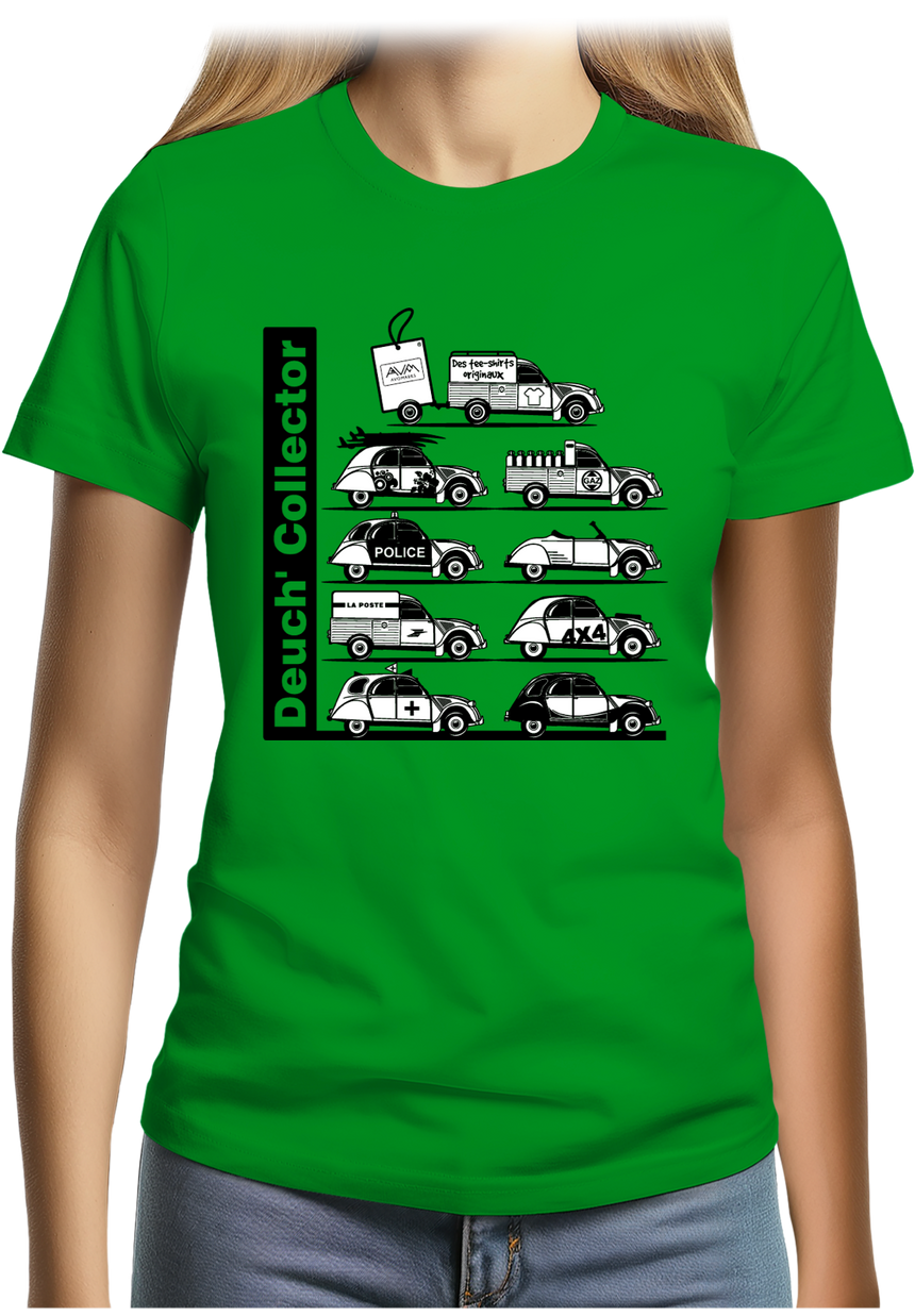 T-Shirt Femme Voiture 2CV Collector