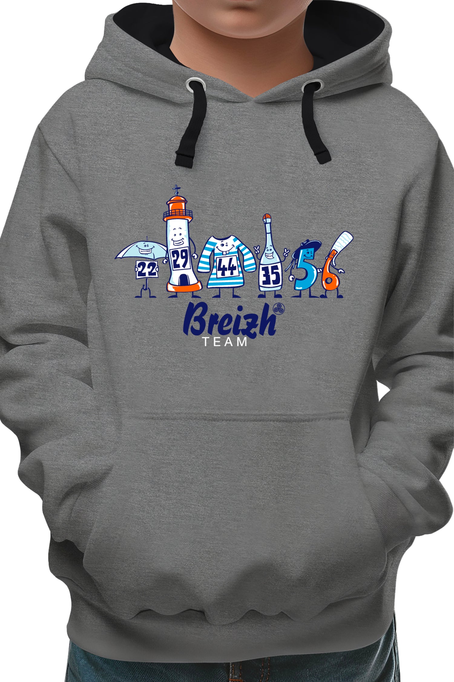 Sweat Enfant Breizh team département