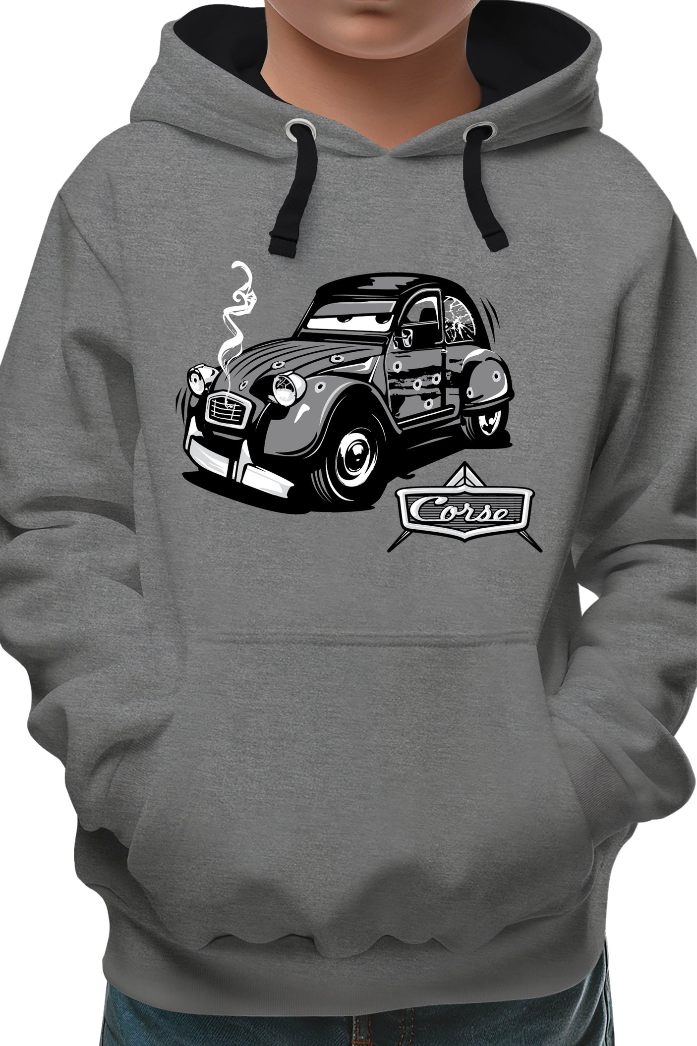 Sweat Enfant Deuch dessin animé made in Corse