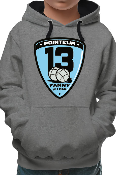 Sweat Enfant Fanny au bar, pointeur
